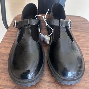 Old Navy Kids Glossy Black Maryjane Dress Shoes (size3)